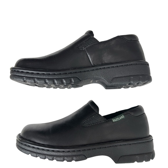 Eastland Womens Newport  Chunky Oxford Shoes Black Leather Size 6.5 Style #3181 - Picture 3 of 12